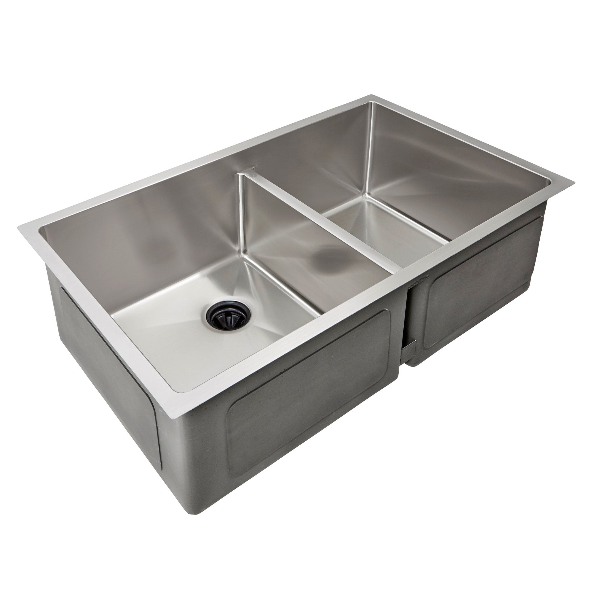 Double Bowl Sinks Undermount Kitchen Sink   32 Inch Stainless Steel Undermount Double Bowl Sink 