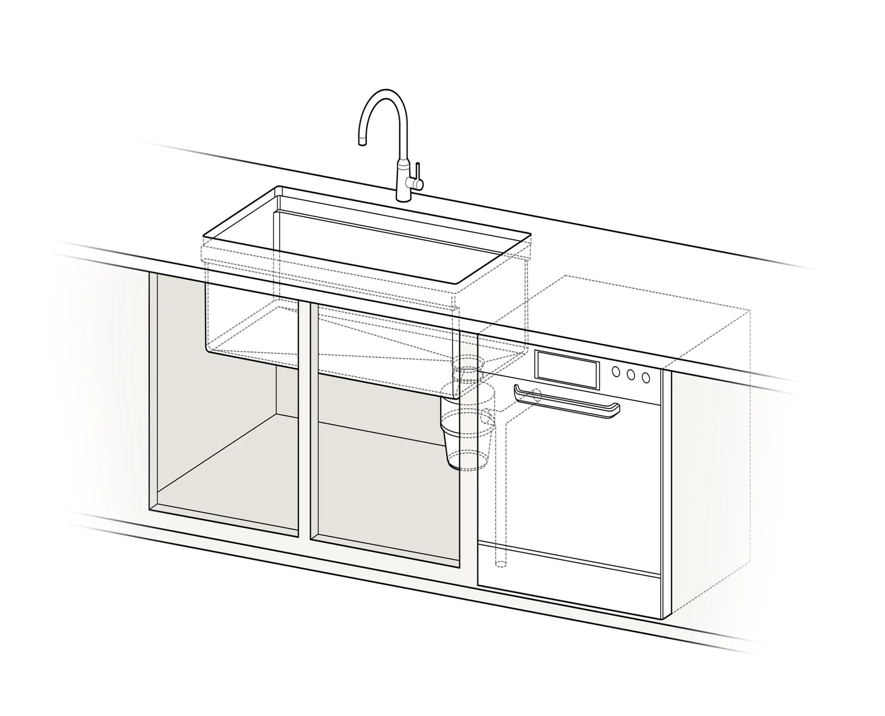 Center Drain vs. Offset Drain Kitchen Sink: Choosing the Right Sink for  Your Kitchen