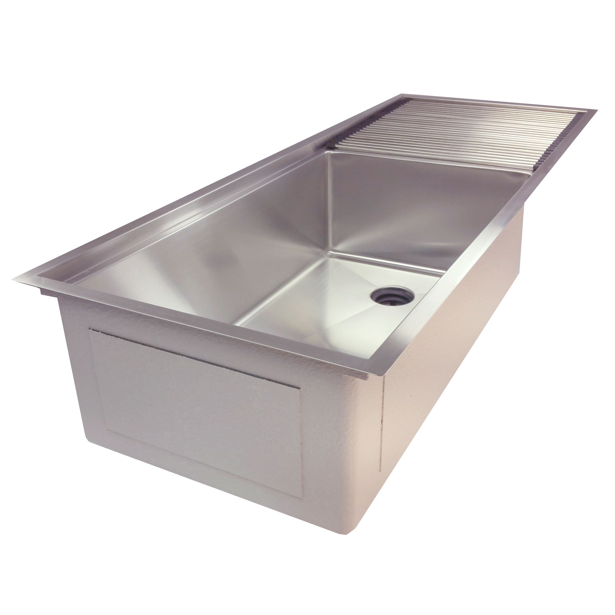 47 Drainboard - Workstation Sink - Single Bowl - Reversible - 8 Depth  (5LPS27c-8)